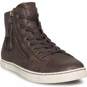 Ugg Blaney Chesnut Leather High Top Sneakers